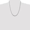 Sterling Silver 3.2mm Diamond-cut Rope Chain