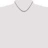 Sterling Silver 3.75mm Diamond-cut Rope Chain