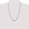 Sterling Silver Diamond-Cut Rope Chain — 3.75 mm