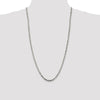 Sterling Silver Diamond-Cut Rope Chain — 3.75 mm