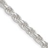 Sterling Silver Diamond-Cut Rope Chain — 4.6 mm