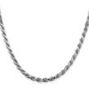 Sterling Silver Diamond-Cut Rope Chain — 4.6 mm