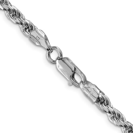 Sterling Silver Diamond-Cut Rope Chain — 4.6 mm