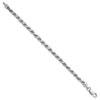 Sterling Silver Diamond-Cut Rope Chain — 4.6 mm