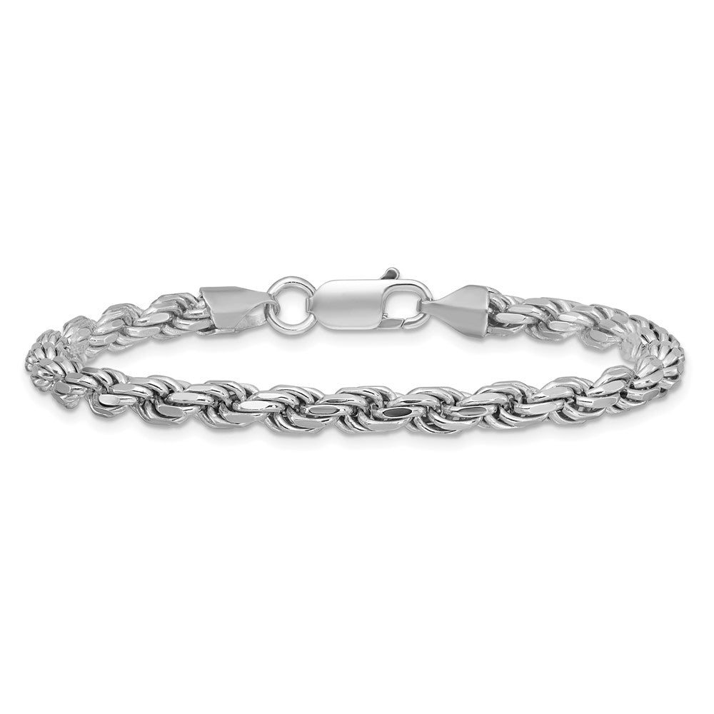 Sterling Silver Diamond-Cut Rope Chain — 4.6 mm