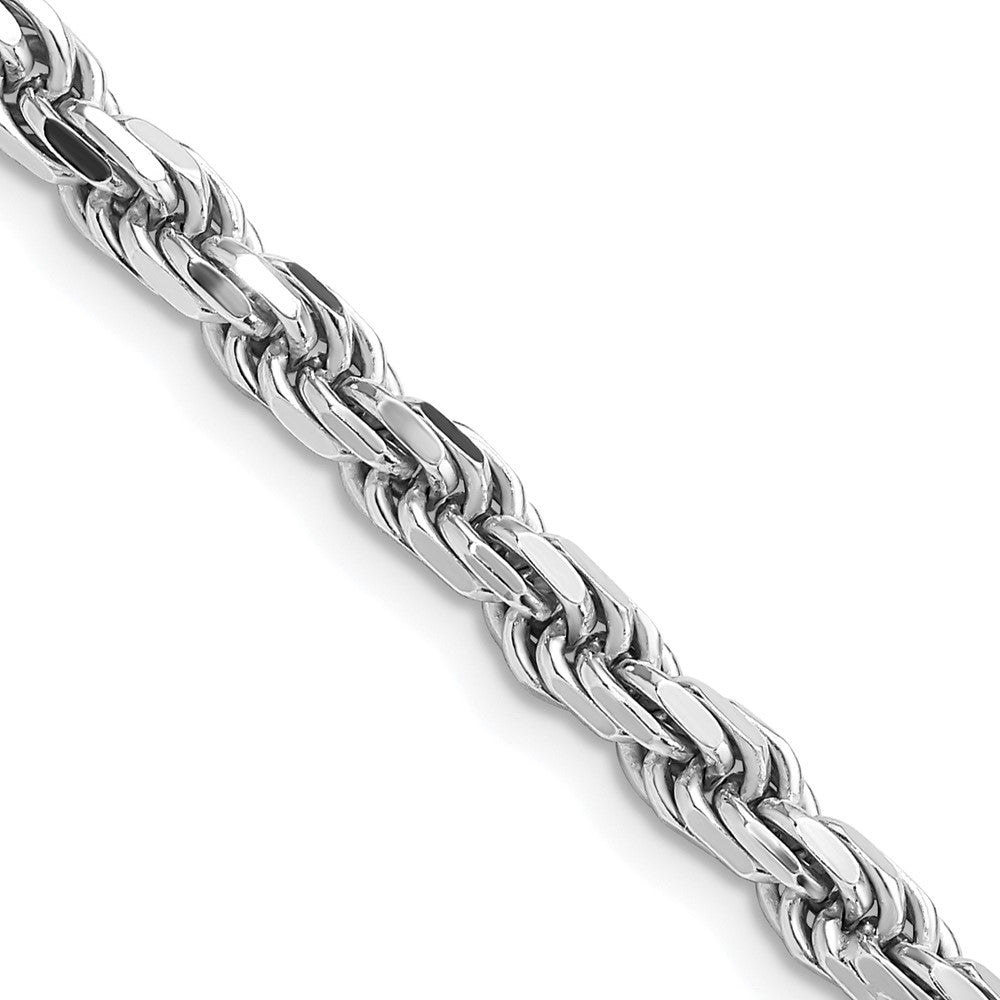Sterling Silver Diamond-Cut Rope Chain — 4.6 mm