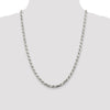 Sterling Silver Diamond-Cut Rope Chain — 5.75 mm