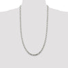 Sterling Silver Diamond-Cut Rope Chain — 5.75 mm