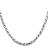 Sterling Silver Diamond-Cut Rope Chain — 5.75 mm