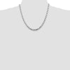 Sterling Silver Diamond-Cut Rope Chain — 5.75 mm