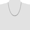 Sterling Silver Diamond-Cut Rope Chain — 5.75 mm