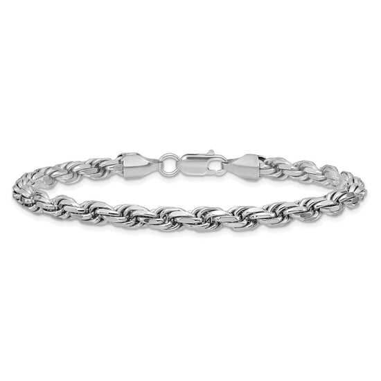 Sterling Silver Diamond-Cut Rope Chain — 5.75 mm