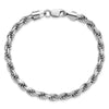 Sterling Silver Diamond-Cut Rope Chain — 5.75 mm