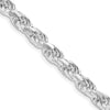 Sterling Silver Diamond-Cut Rope Chain — 5.75 mm