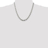 Sterling Silver Diamond-Cut Rope Chain — 6.5 mm