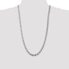 Sterling Silver Diamond-Cut Rope Chain — 6.5 mm
