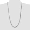 Sterling Silver Diamond-Cut Rope Chain — 6.5 mm