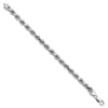 Sterling Silver Diamond-Cut Rope Chain — 6.5 mm