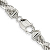 Sterling Silver Diamond-Cut Rope Chain — 7.8 mm