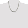 Sterling Silver Diamond-Cut Rope Chain — 7.8 mm