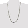 Sterling Silver Diamond-Cut Rope Chain — 7.8 mm