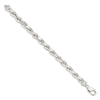 Sterling Silver Diamond-Cut Rope Chain — 7.8 mm