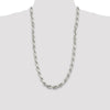 Sterling Silver Diamond-Cut Rope Chain — 9 mm