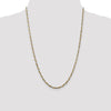 Sterling Silver And Vermeil 2.5mm Diamond-cut Rope Chain