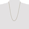 Sterling Silver And Vermeil 2.5mm Diamond-cut Rope Chain