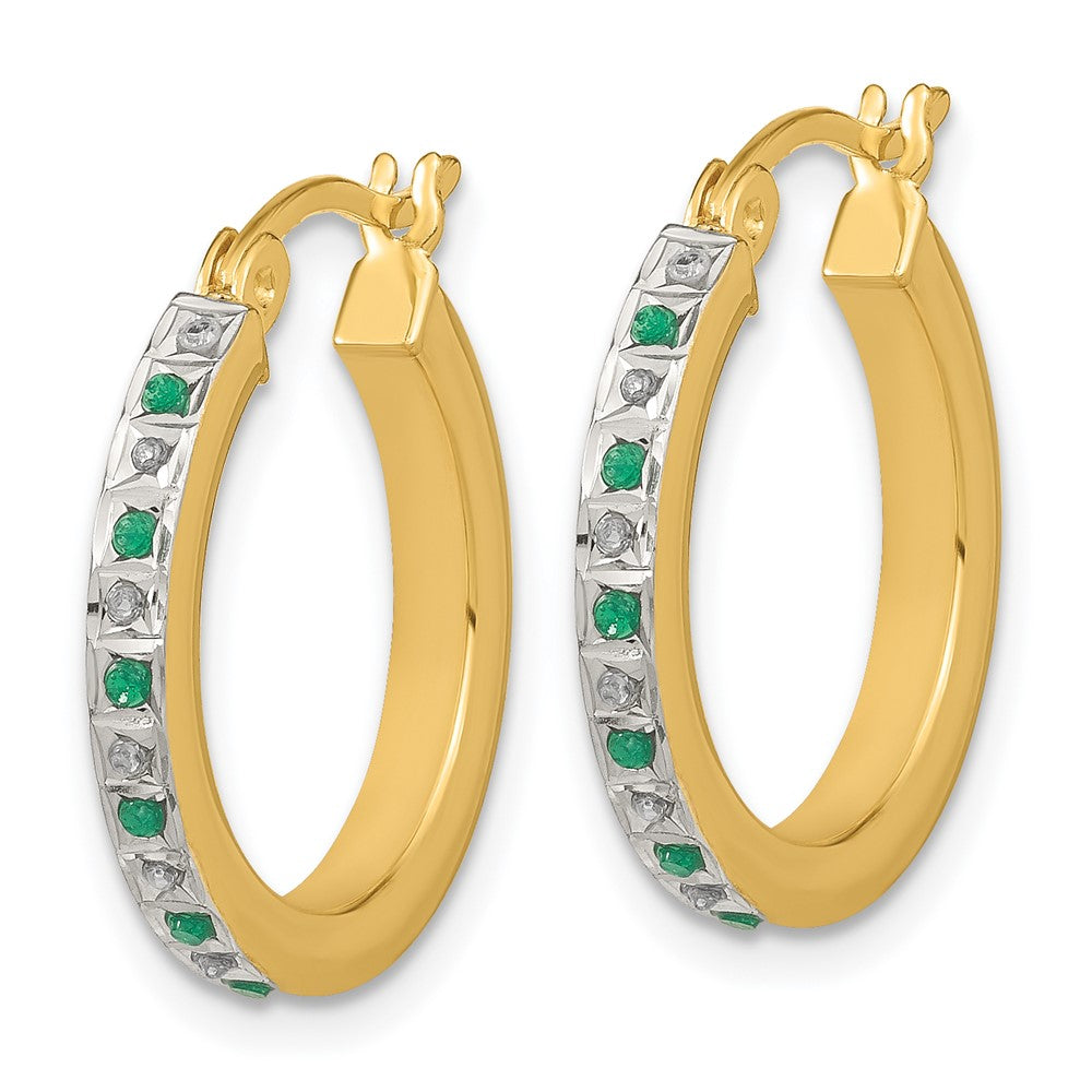 Diamond Mystique Diamond & Gemstone Earrings/Bangle Set