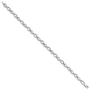 Sterling Silver Rhodium-plated Diam. Bracelet