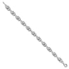 Sterling Silver Rhodium-plated Diam. Bracelet