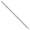 Sterling Silver Rhodium-plated Diam. Bracelet