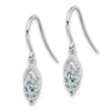 Gemstone & Diamond Shepherd Hook Earrings