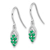 Gemstone & Diamond Shepherd Hook Earrings