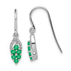 Gemstone & Diamond Shepherd Hook Earrings