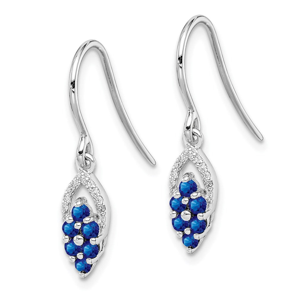 Gemstone & Diamond Shepherd Hook Earrings