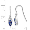Gemstone & Diamond Shepherd Hook Earrings