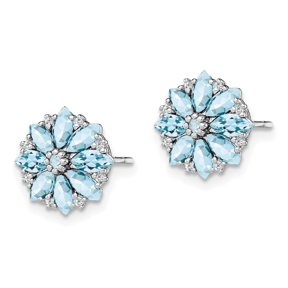 Gemstone & Diamond Earrings