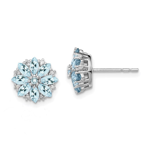 Gemstone & Diamond Earrings