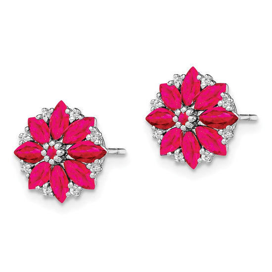 Gemstone & Diamond Earrings