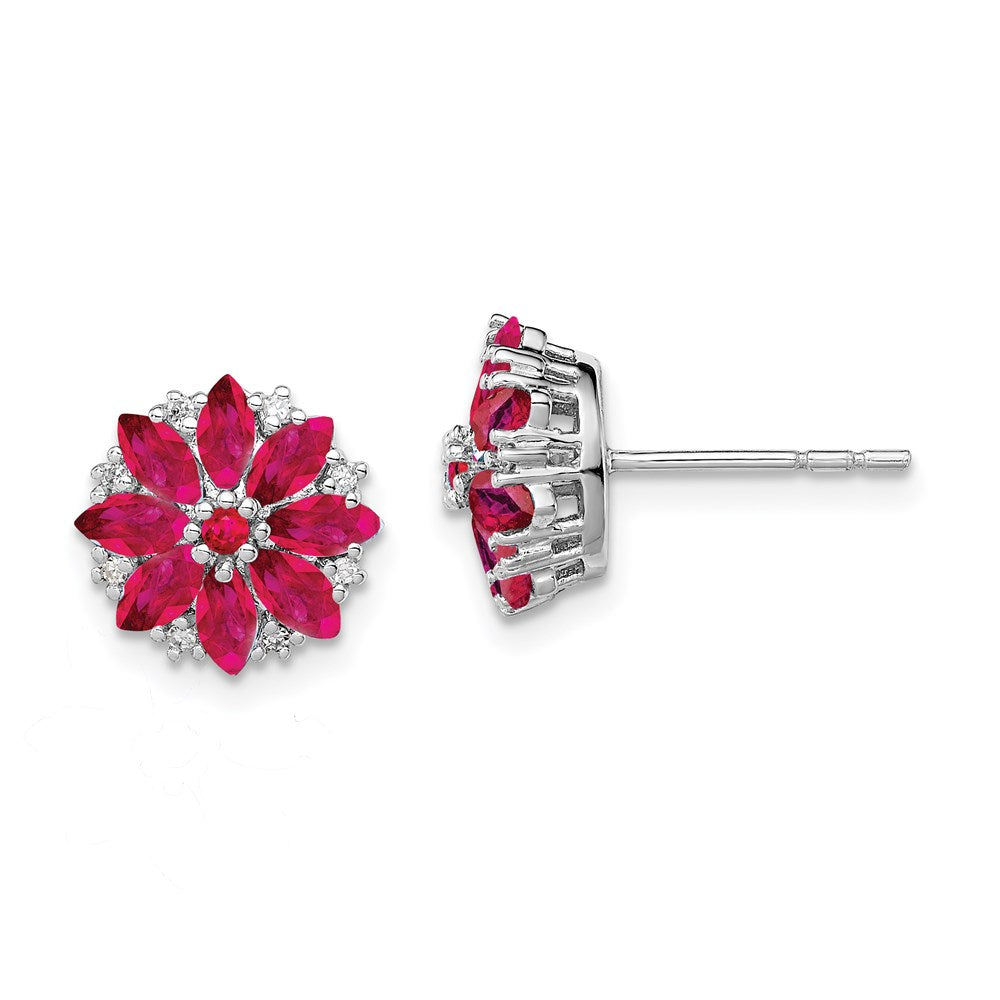 Gemstone & Diamond Earrings