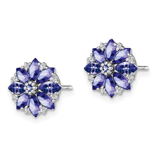 Gemstone & Diamond Earrings