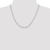 Sterling Silver 5mm Elongated Open Link Chain