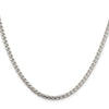 Sterling Silver 3.6mm Round Box Chain