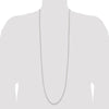Sterling Silver 2.6mm Round Box Chain