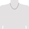 Sterling Silver Antiqued 3.6mm Round Box Chain
