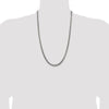 Sterling Silver Antiqued 5.2mm Round Box Chain