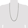 Sterling Silver Antiqued 5.2mm Round Box Chain