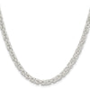 Sterling Silver Rounded Byzantine Chain